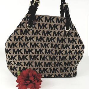 Michael Kors Black/Brown Satchel